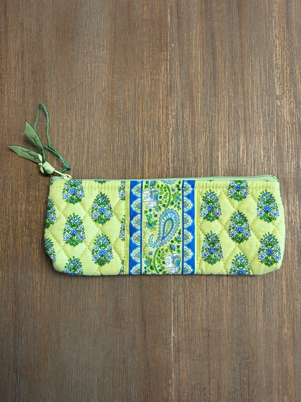 Vera Bradley Citrus Elephant Small Cosmetic Case